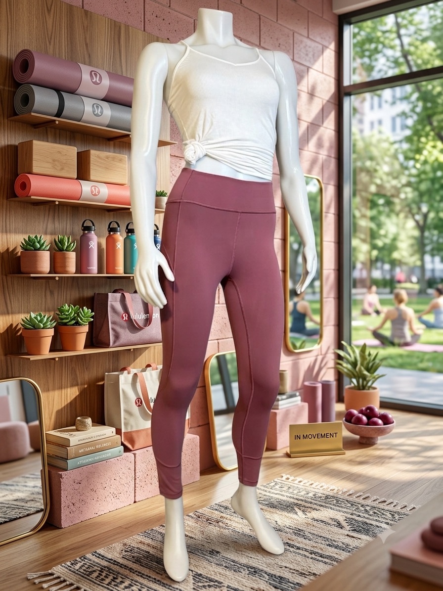 Lululemon In Movement Tight 25" Plumful Size 6
